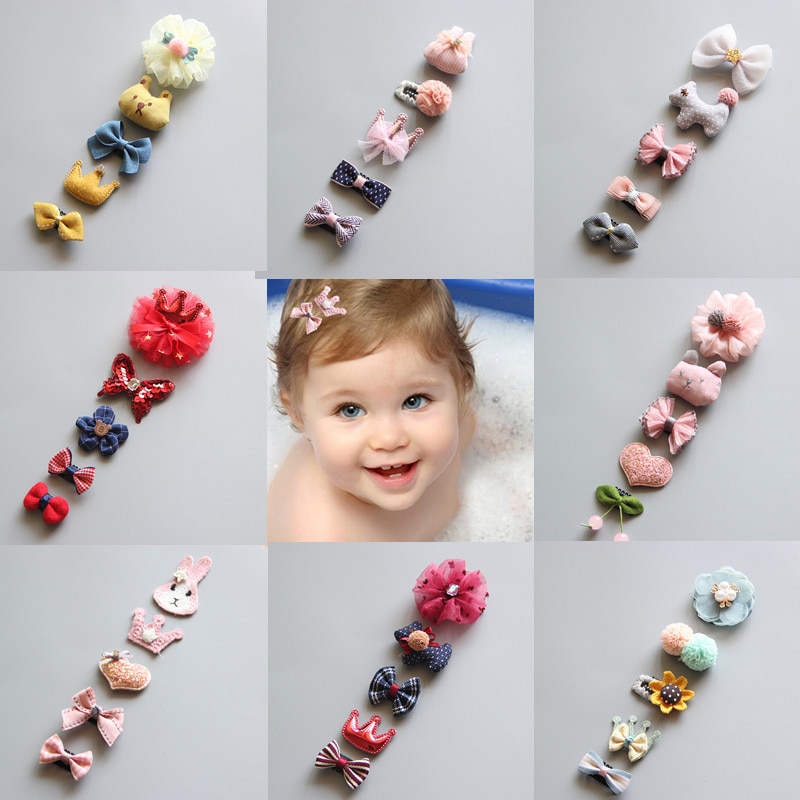 Toddler Hair Clips Set (5Pcs)